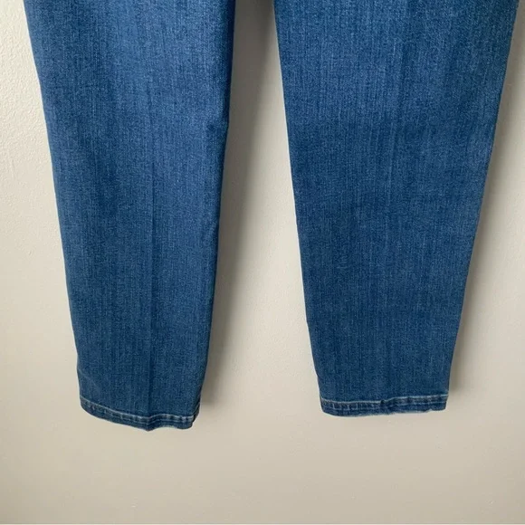 SPANX Pull-On Jeans Straight Leg Blue Small - Picture 8 of 12
